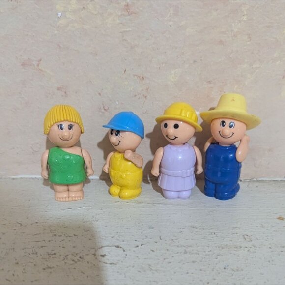 Blue Box My Happy Town Happy Folks Figures 4-Piece Set 3" - Picture 6 of 8